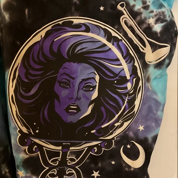 Disney Haunted Mansion Spirit Jersey Tie-Dye Long Sleeve Shirt - Picture 6 of 6